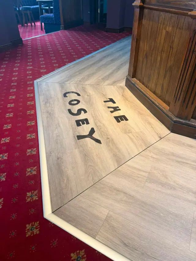 Detail work at The Cosey